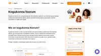 Kogukonna foorum on foorum, kus igaüks saab pärast sisse logimist vastata või küsida spetsiifilisi küsimusi ja muud, mis teda probleemiga võiks aidata.