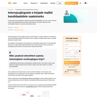 Kasutusvalmis näited kandidaatidele saadetavate vestlusjärgsete e-kirjade mallidest. Sisestage oma andmed, et palgata või lükata tagasi kandidaat ja näidake professionaalset lähenemist.