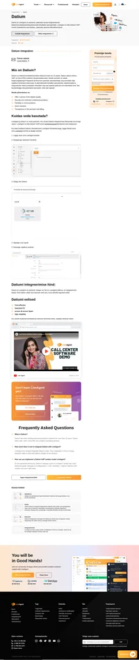 Kuna LiveAgent ja Datium on partnerid, saate nüüd hõlpsasti ühendada oma kõnekeskuse ilma lisatasu maksmata. Lisateabe saamiseks jätkake lugemist.