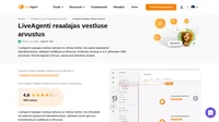Kas kaalute oma reaalajas vestluse vajaduste jaoks LiveAgenti? Vaadake meie ülevaadet ja uurige, kuidas see meie üldiste testide ajal toimis.