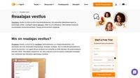 Reaalajas vestlus, tuntud ka kui reaalajas vestluse tarkvara, on veebipõhine suhtlusvahend, mis võimaldab teil oma veebisaidi külastajatega reaalajas vestelda.