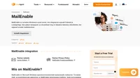 MailEnable on Microsoft Windowsi jaoks kõige populaarsem meiliserver. See integreerub sujuvalt Outlooki ja LiveAgentiga.