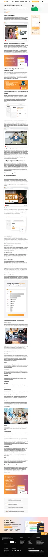 Kõnekeskus on mõiste ühe tsentraliseeritud kontori kohta, mida kasutatakse suure hulga kõnede vastuvõtmiseks või helistamiseks. Lugege lisateavet kõnekeskuste kohta.