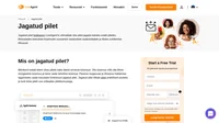 Parema mugavuse ja lihtsama haldamise tagamiseks saate kasutada jagatud pileti funktsiooni. Jagatud pilet lõikab pileti praktiliselt pooleks.