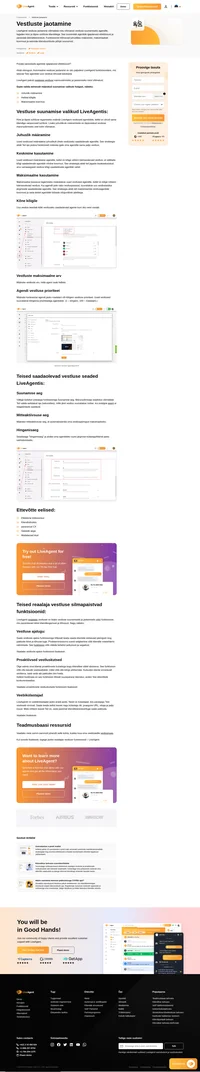 Valige vestluse marsruutimise ja jaotamise viis, näiteks - juhuslik määramine, helin kõigile või maksimaalne koormus. Lugege ja saage rohkem infot siit artiklist.