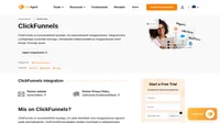 ClickFunnelsi integratsioon võimaldab Teil lihtsasti hallata oma müügi/turunduse automaatikat LiveAgentist. Lihtsalt integreerige see läbi Zapieri ja alustage hüvede saamist.
