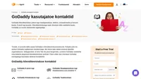 Kuidas saan GoDaddy klienditeenindusega ühendust võtta e-maili, live vestluse toe, telefoninumbri, sotsiaalmeedia toe ja iseteeninduse toe kaudu?