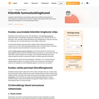 Tänapäeval sõltub peaaegu iga ettevõtte finantsstabiilsus suuresti klientide rahulolust. Lugege rohkem klientide tunnustamise kingituste kohta.