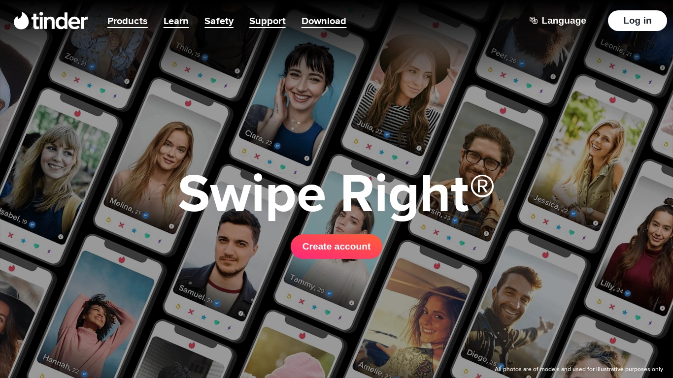 Discover new connections with Tinder, the ultimate platform for dating, making friends, and meeting new people. Explore exciting possibilities and start your journey today!
