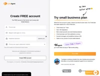 Вы желаете зарегистрировать бесплатную учетную запись LiveAgent? Скорее регистрируйтесь! Это очень просто, а настройка занимает всего пару минут.