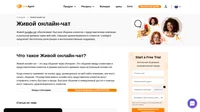 Живой онлайн-чат - это общение между клиентами и представителями клиентов в режиме реального времени через встроенный онлайн-чат.