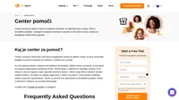 Center za pomoč (imenovan tudi baza znanja/portal strank) je spletno mesto, ki ga je podjetje oblikovalo za pomoč strankam v težavah, s katerimi se soočajo.
