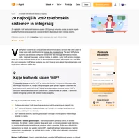 Porabite manj za svoj klicni načrt z VoIP telefonskimi sistemi in integracijami ter na našem seznamu izberite najboljšega zase.
