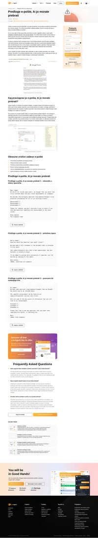 Naučite se napisati e-poštne predloge, ki jih morate prebrati za bistvene informacije, ki jih morate posredovati svojim strankam in zaposlenim.