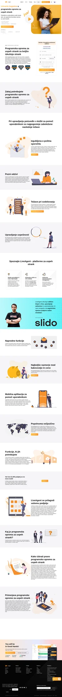 LiveAgent vam omogoča skupni službeni poštni predal, s katerim lahko vaše osebje deli delovno obremenitev agentov, ki niso na voljo. Preberite več o prednostih programske opreme za uspeh strank.