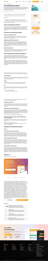 Spoznajte avtomatizacijo podpore in najboljše orodje za avtomatizacijo procesov podpore v vašem podjetju za učinkovite in uspešne storitve za stranke.