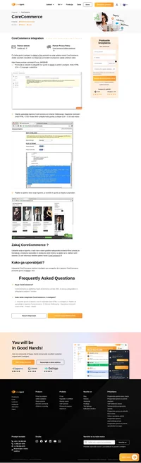 V svojo trgovino CoreCommerce postavite gumb za klepet v živo in zagotovite odlično podporo strankam. Ustvarite svojo trgovino z e-poslovanjem s CoreCommerce.