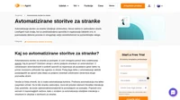 Želite avtomatizirati ponavljajoča se opravila agentov? Spoznajte avtomatizirane postopke za storitve za stranke in takoj izboljšajte svoje poslovanje.