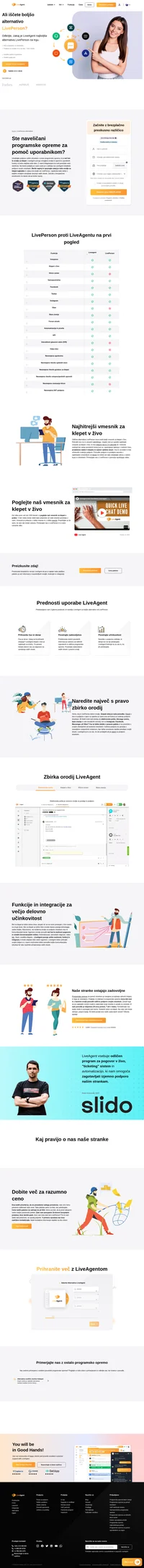Iščete boljšo alternativo za LivePerson? Razmislite o LiveAgent, nagrajeni, večkanalni programski opremi za podporo strankam.