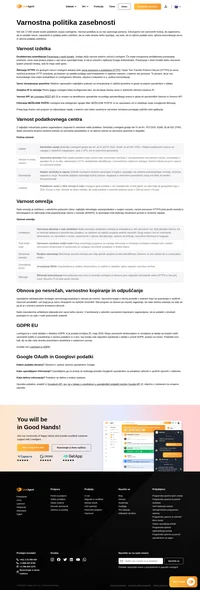 Več kot 17.000 strank svoje podatke zaupa LiveAgentu. Varnost podatkov je za nas izjemnega pomena. Strežniki živega agenta gostujejo v prostorih, skladnih s stopnjami IV ali III+, PCI DSS, SSAE-16 ali ISO 27001.