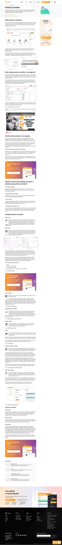 Portal za stranke pomaga vašemu podjetju delovati 24 ur na dan. Preberite in izvedite več o portalu za stranke LiveAgent in njegovih funkcijah.