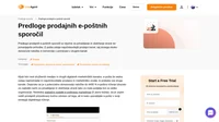 Uporabite naših 10 prodajnih e-poštnih predlog za vsako priložnost. Od predlog za črni petek do dodatnih prodaj in promocij za rojstni dan – imamo vse.
