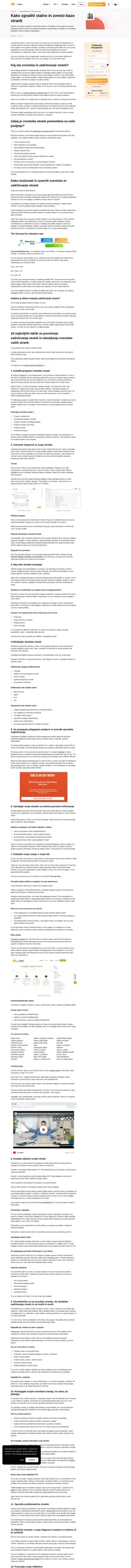 Vzpostavitev stalne in zveste baze strank se ne zgodi čez noč, kdaj pa? Preberite 20 najboljših taktik za povečanje zadrževanja strank.