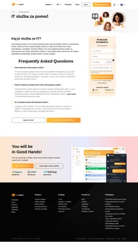 Servisna služba je enotna kontaktna točka med ponudnikom storitev in uporabnikom storitev. Servisna služba upravlja incidente in zahteve.