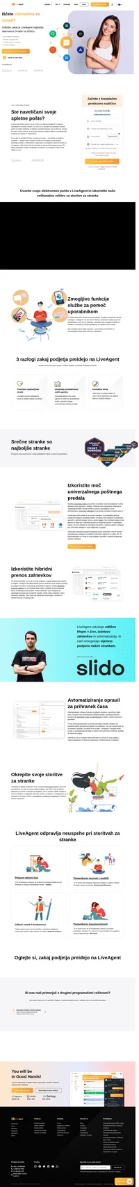 Če iščete alternativo Gmailu za svoje podjetje, si oglejte programsko opremo LiveAgent. LiveAgent izkorišča moč univerzalnega poštnega predala in pravil za avtomatizacijo.