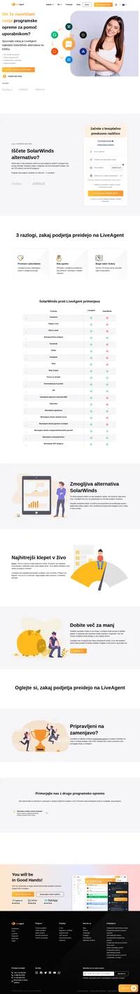 LiveAgent vam ponuja zanesljiv vstopnični sistem, integracijo več komunikacijskih kanalov in več kot 175 funkcij. Dvignite vašo podporo strankam na višji nivo - z LiveAgent.