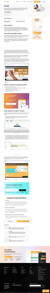 Zentap je izdelovalec spletnih mest in trženjskih rešitev, namenjenih nepremičninskim agentom in podjetjem. Zdaj tudi s klepetom v živo z LiveAgent.