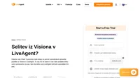 LiveAgent je najboljša programska oprema za pomoč malim in srednje velikim podjetjem v letih 2019 in 2020. Bi radi prešli iz Visiona v LiveAgent? Tu smo za vas!