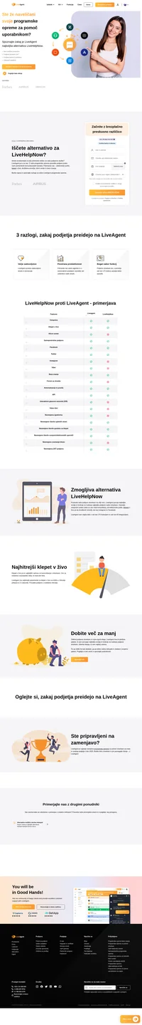 LiveAgent je stroškovno bolj učinkovita rešitev, če ga primerjamo z drugimi platformami za podporo strankam. Ima več kot 175 funkcij za podporo in ponuja več kot 40 integracij. Poglejte več.