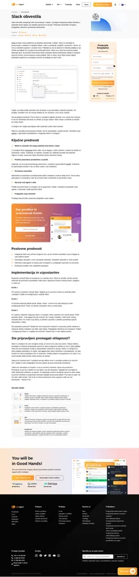 LiveAgent vam olajša spremljanje zahtevkov preko obvestil Slack. Z integracijo LiveAgent in Slack lahko vidite, kaj se dogaja.