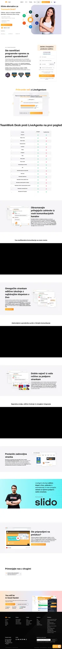 Ali iščete programsko opremo za podporo strankam, ki bo alternativa Teamwork Desk? Preizkusite LiveAgent z brezplačnim 14-dnevnim preizkusnim obdobjem še danes.