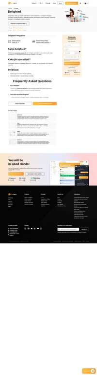 Integracija Delighted vam omogoča enostavno ustvarjanje in sledenje anketam za stranke kar v LiveAgent. Delighted lahko hitro integrirate preko orodja Zapier.