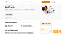 MailEnable je najbolj priljubljen e-poštni strežnik, ki je na voljo za Microsoft Windows. Brezhibno se integrira z Outlook in LiveAgent.