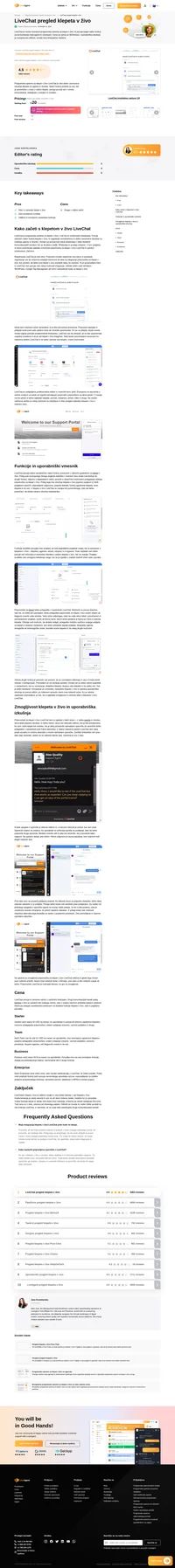 LiveAgent ponuja več kot 175 uporabnih funkcij in najhitrejši vmesnik za klepet v živo na tržišču, klicni center in podporo kanalom, kot je Instagram.