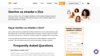 Storitve za stranke v živo vodi podjetje, ki želi svojim uporabnikom izdelkov ali obiskovalcem spleta dati ustrezen nasvet in podporo.