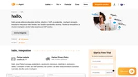 Hallo, pomaga podjetnikom s poslovnim internetom, telefonijo in storitvami v oblaku. Poiščite več o hallo, integraciji v LiveAgent.