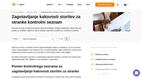 Ali si prizadevate ohraniti kakovost storitev za stranke na najvišji ravni? Če je tako, vam lahko pri tem pomaga naš kontrolni seznam za zagotavljanje kakovosti storitev za stranke!