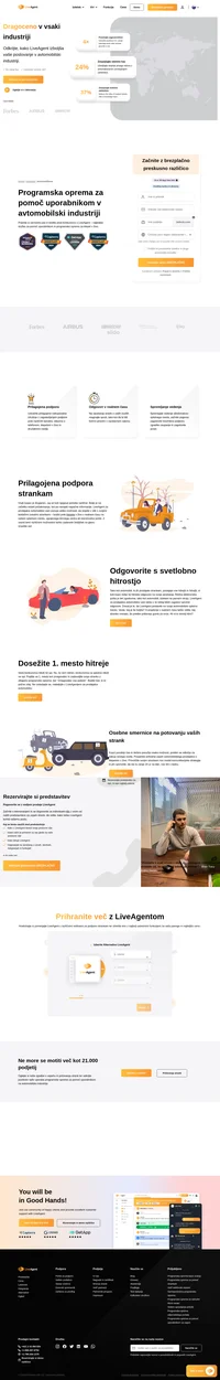 LiveAgent za avtomobilsko industrijo vam ponuja veliko možnosti za stik z zvestimi kupci z zmogljivimi orodji in funkcijami.