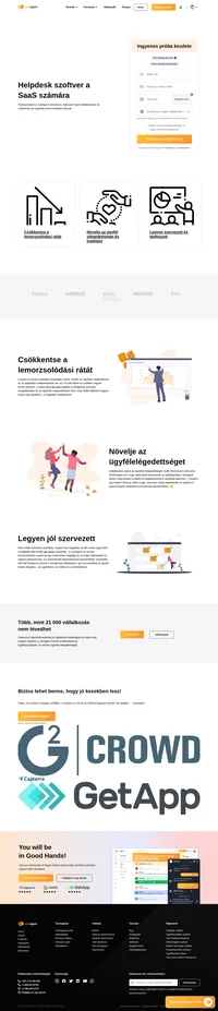 A LiveAgent segít fejleszteni a SaaS-üzletét és csökkenteni tudja az ügyfelek lemorzsolódási arányát. A LiveAgent minden csatornát egyetlen megoldásba csomagol, nagyszerű áron.