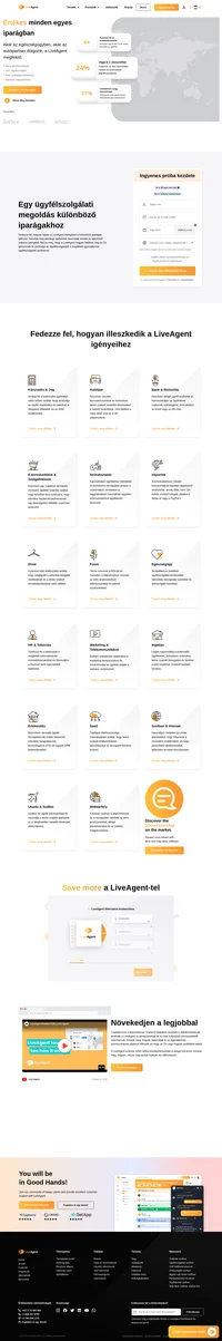 A LiveAgent képes teljesíteni megannyi vállalkozás követelményeit kielégíteni. Tekintse meg hogyan illeszkedhet elvásásaihoz és hogyan javíthat ügyfélszolgálatán.