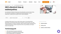Az új webhelyek SEO ellenőrző listája biztosítja a forgalom és a látogatók interakciójának növekedését. Fejlessze a keresőoptimalizálást ezzel a pontról pontra vonatkozó útmutatóval.
