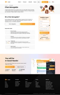 A chat támogatás élő chat szoftveren keresztül van biztosítva. A LiveAgent online chat támogatást biztosít ügyfeleinek. A vásárlói képviselők készen állnak a segítségre.