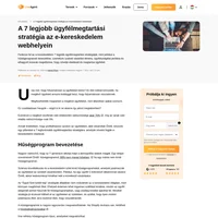 Építsen ki kapcsolatokat az ügyfelekkel, szabja személyre a vásárlási élményeket, akadályozza meg az elhagyott bevásárlókocsikat és még sok minden mást. Olvassa el ezt a cikket, és tanulja meg, hogyan lehet növelni az ügyfelek megtartását.