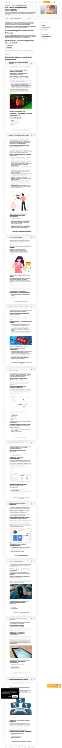 A biztonság legyen a legfontosabb prioritás. Call center megfelelőségi ellenőrzőlistánk biztosítja, hogy a telefonközpont védve legyen minden fenyegetéstől és szivárgástól.