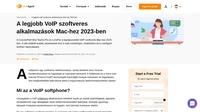 Tudja meg, mely VoIP szoftveres alkalmazások a legjobbak 2024-ben Mac felhasználók számára. Fizetős és ingyenes szoftvereket is kínálunk.