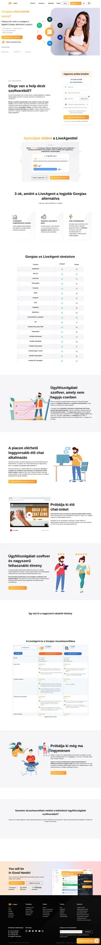 Gorgias alternatívát keres? Ne keressen tovább, próbálja ki a LiveAgentet az ügyfélszolgálati igényeihez. Ingyenes, 14 napos próbaidőszakot biztosítunk.